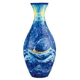 3D Jigsaw Vases DIY Living Room Decor Flower Arrangements Home Decor Gift Toys