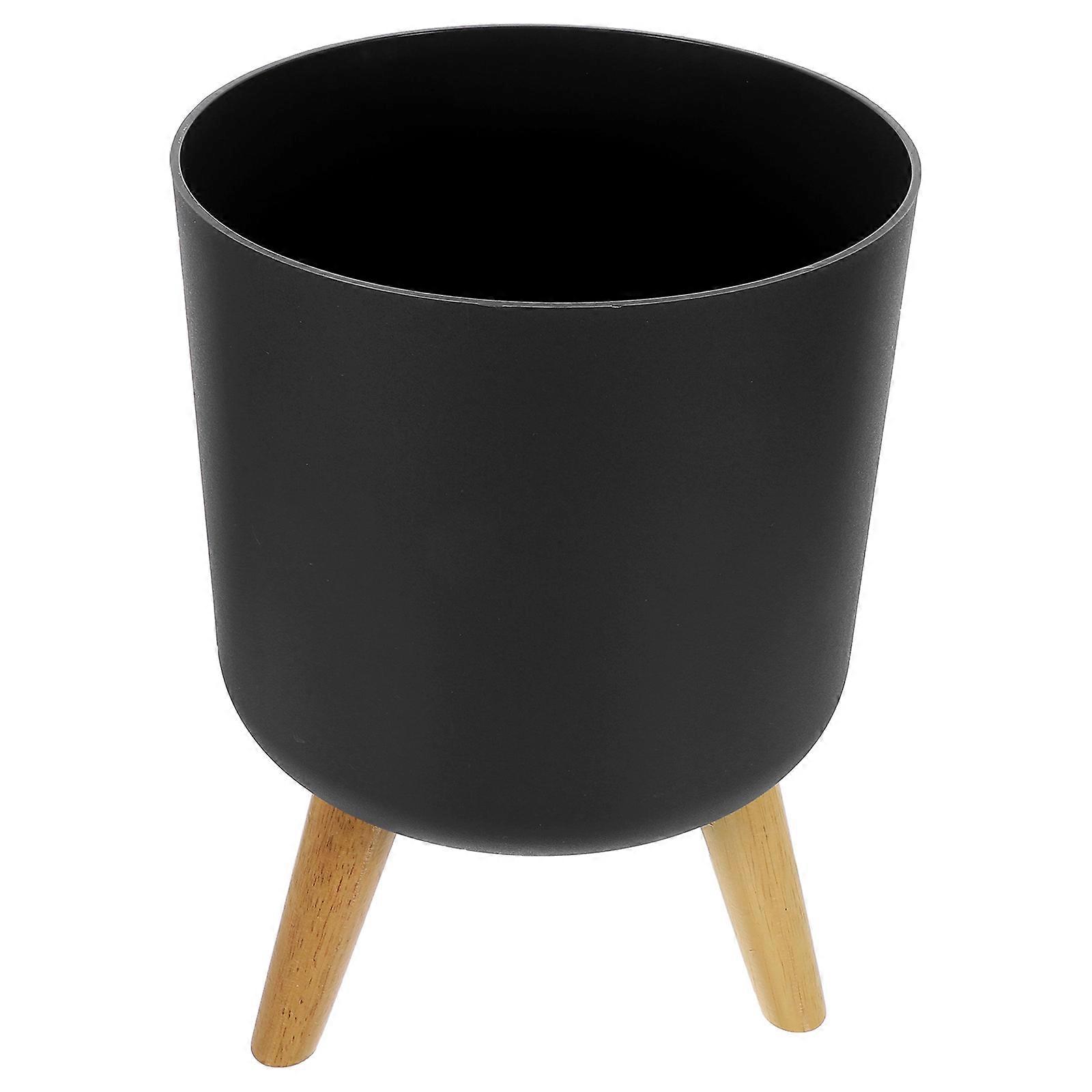 Modern Planter with Stand Floor Flower Pot for Home Office Dormitory Grey 29.00X20.50X20.50CM Storage 1Set