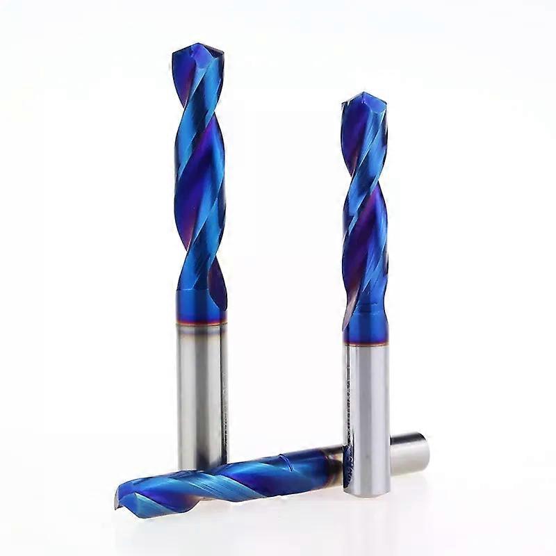 Tooleye HRC65 Tungsten Carbide Drills Metal Drill Bits For Super Hard ...