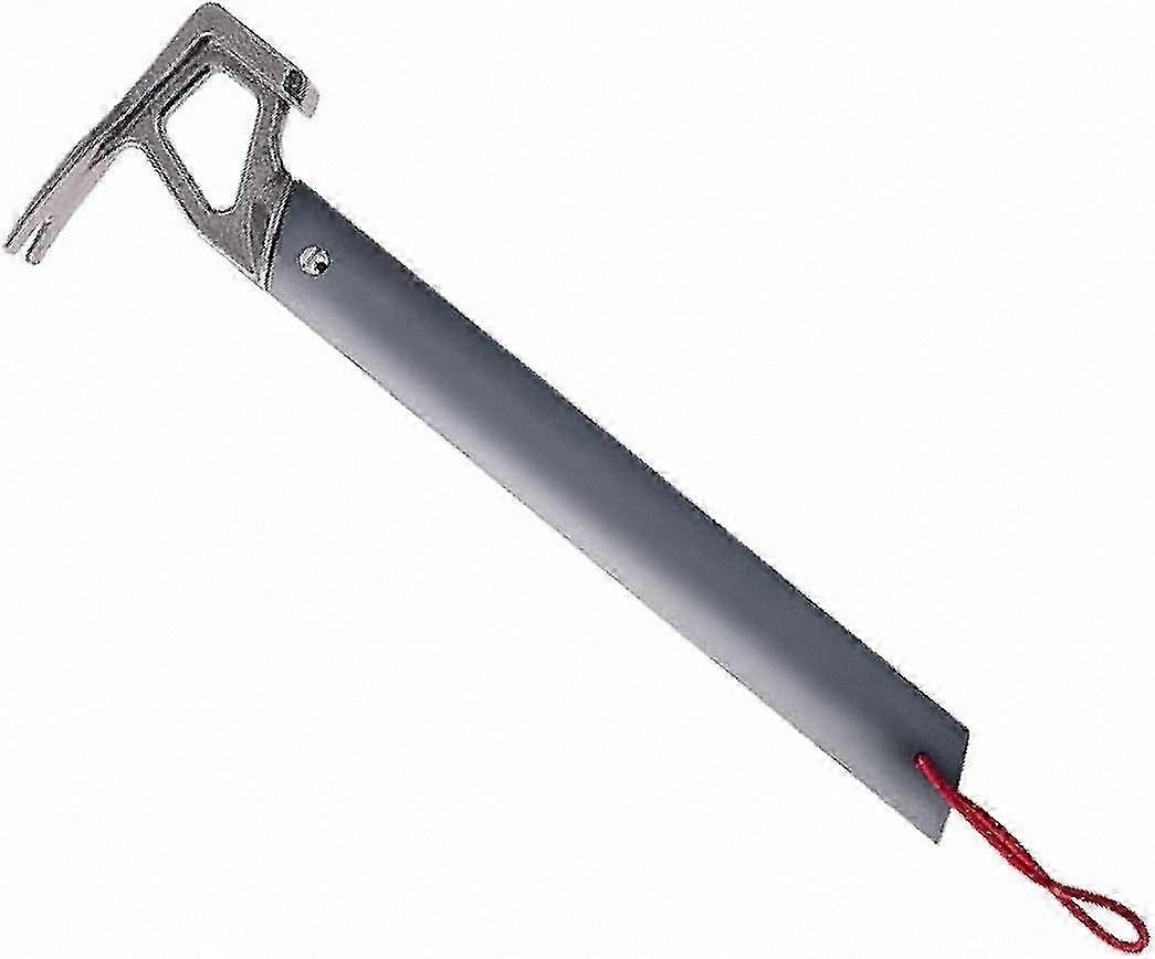 Lightweight Aluminum Camping Mallet with Stake Puller for Hiking and Awning Setup Gray Multi-Tool