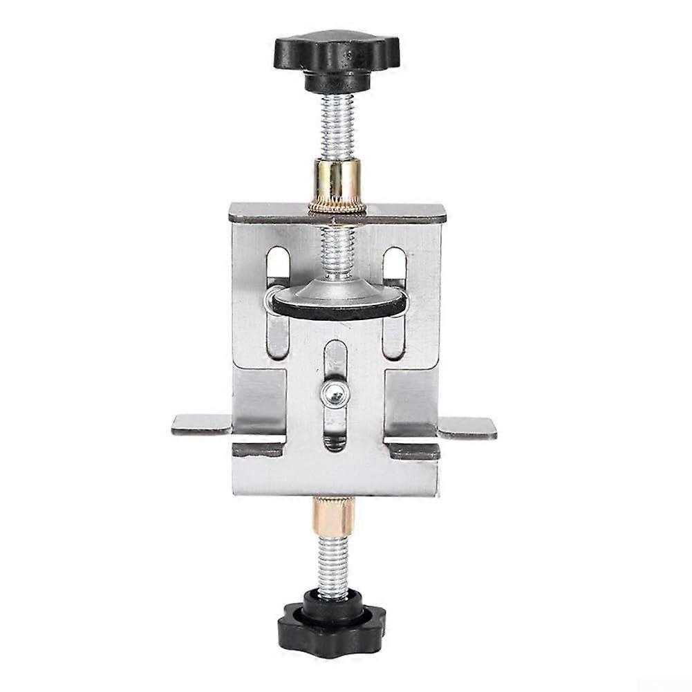 Portable installation aid for precise cabinet door measurements and adjustments
