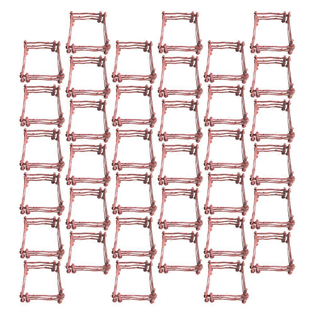 Mini Fence For Crafts 80Pcs Durable Plastic Landscaping Decor Ideal For Sand Plate And Home Decoration