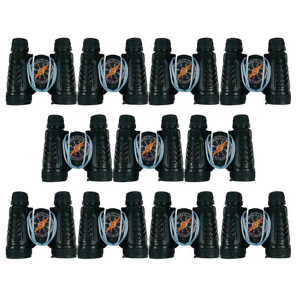 Mini Travel Binoculars Handheld Telescope For Kids Compact Design Black Color 11Pack