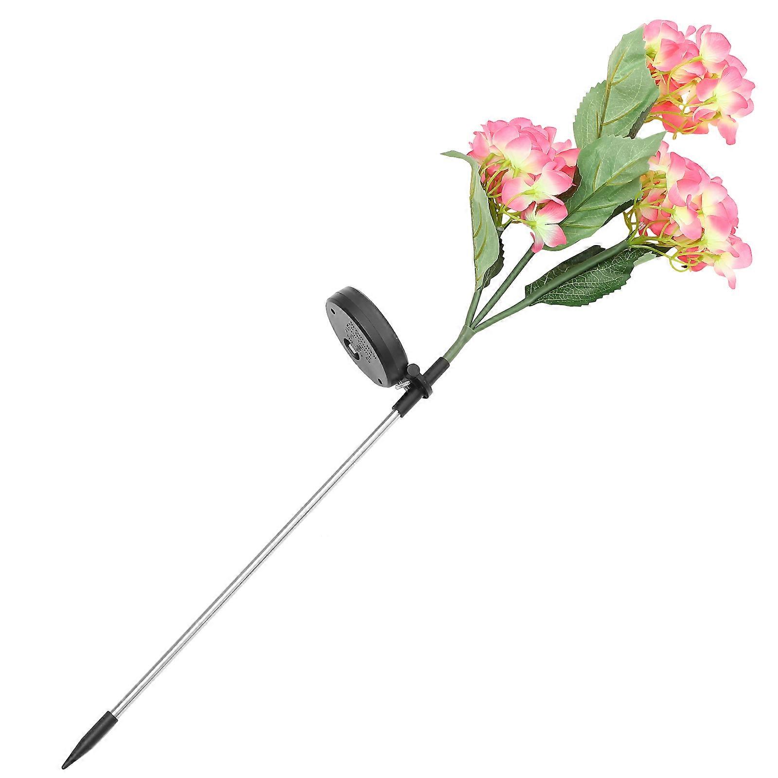 Solar Hydrangea Bahçe Bahçe Işığı Dekoratif Dış Mekan Aydınlatması Çim, Veranda & Yol Dekorasyonu için Dayanıklı Tasarım, Kolay Kurulum