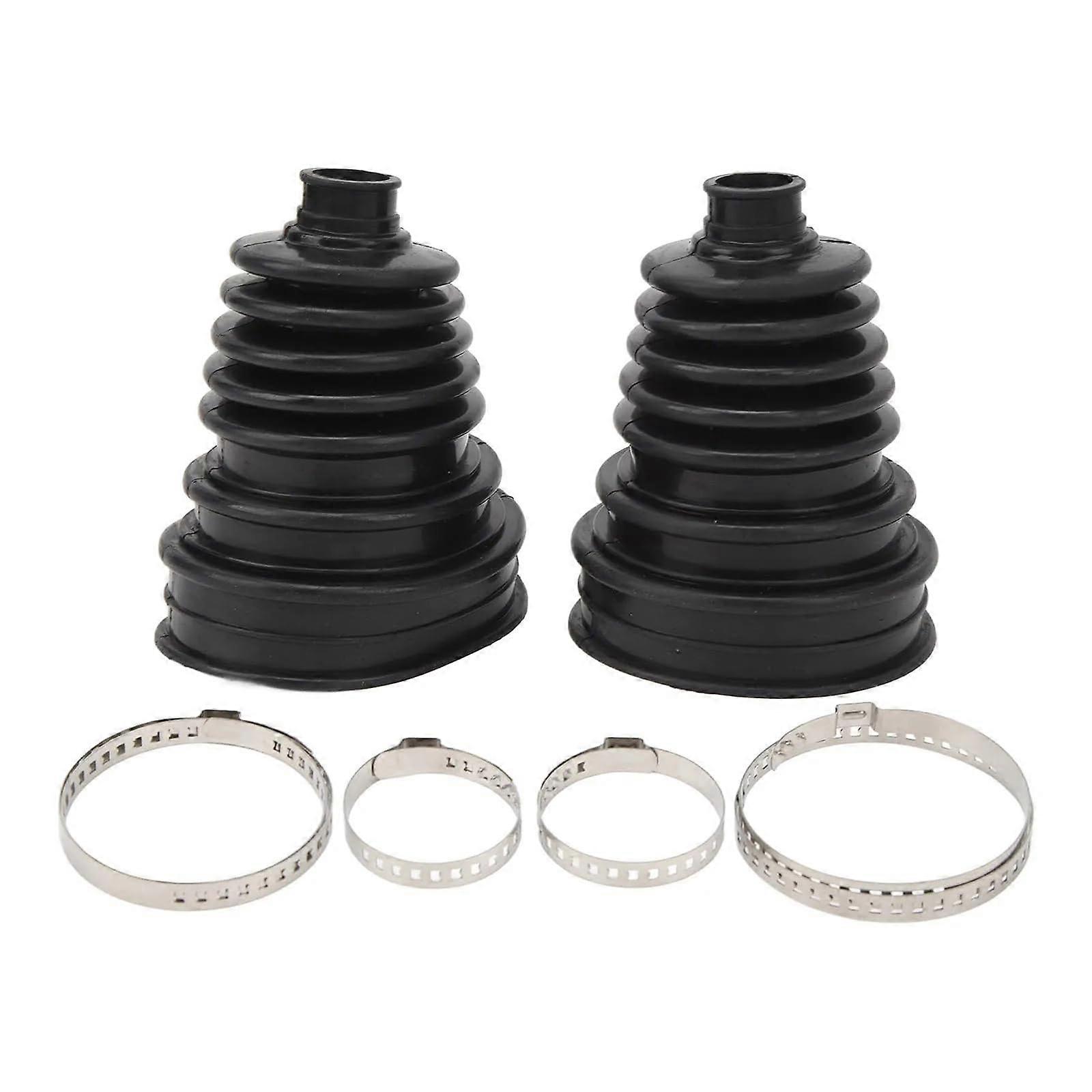 Universal Rubber Bellow CV Cuffs For Cars Highly Flexible Stretchy Split Axle Cuffs Set For CV Joints