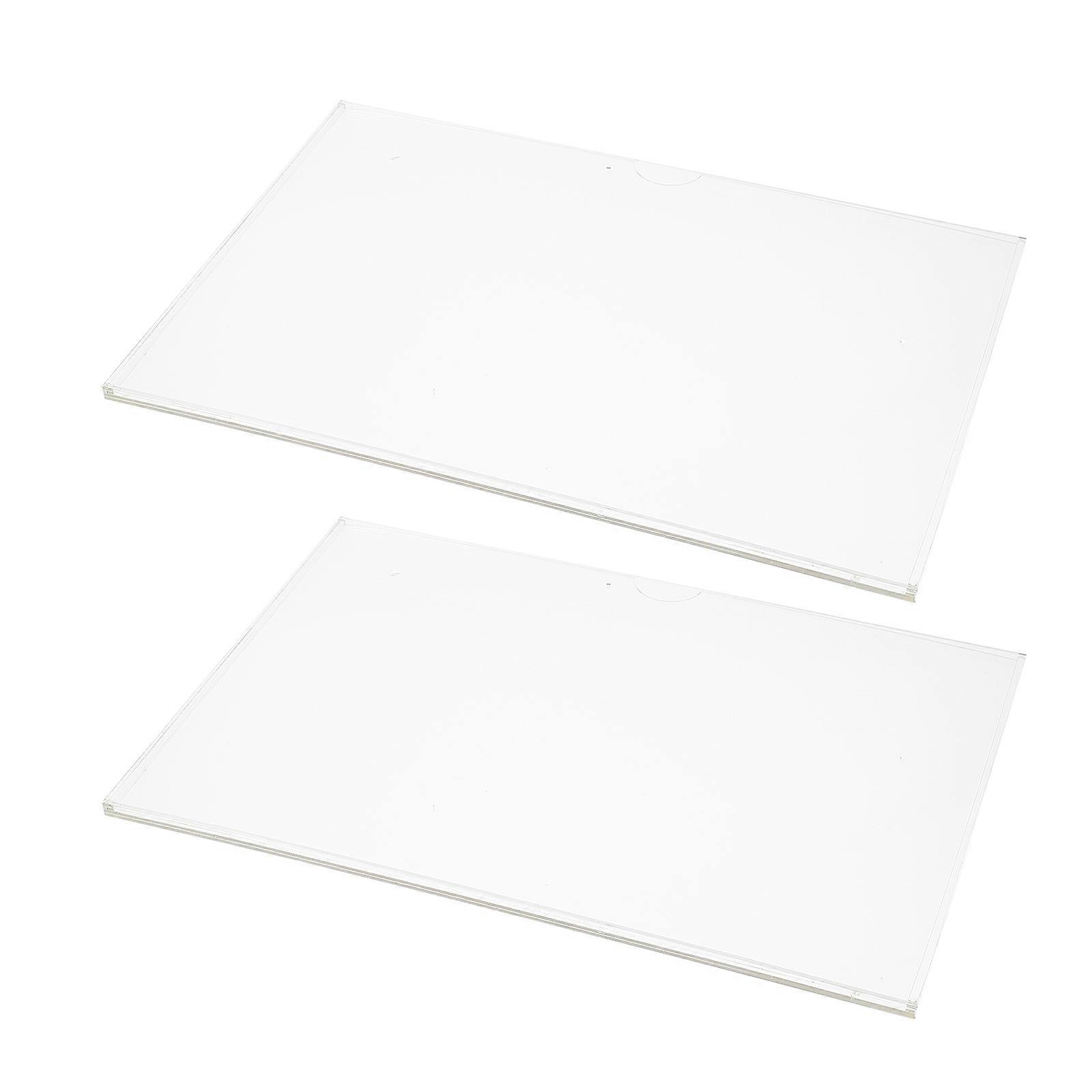Acrylic Rack for Display Use Clear and A4 Paper Holder Suitable for School Home or Mall Transparent