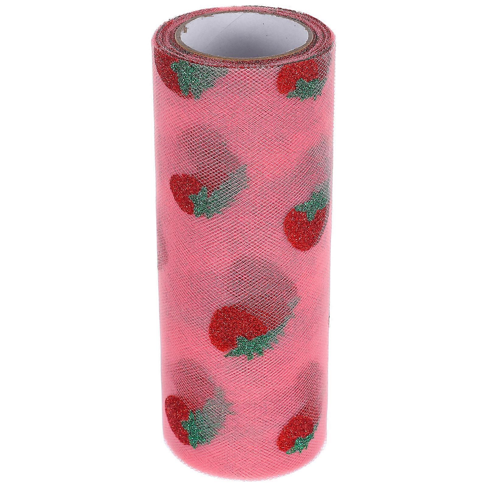 Floral Decoration Decorative Ribbon For Girls Style Watermelon Red 1 Roll