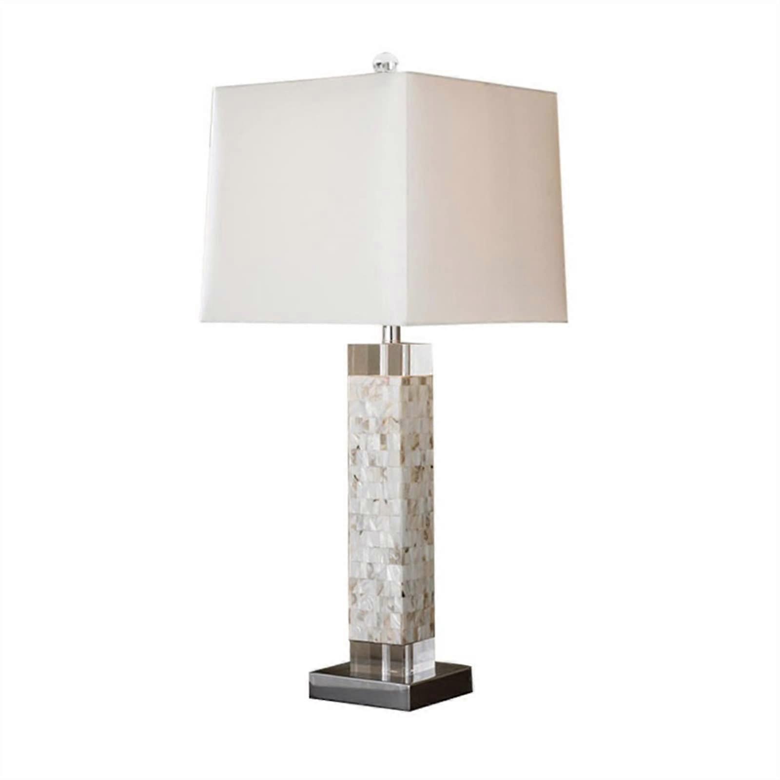 26.77Inch Table Lamp for Desk, Bedroom Night Lamp, Modern Simple  Table Lamp with Fabric Lampshade, Bedside LED Lamp, Lamp Techs Lamp.