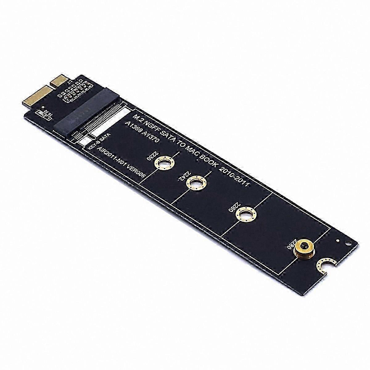 M.2 SATA SSD Adapter Card for 2010-2011 Models, Compatible with 2230/2242/2260/2280 NGFF Drives