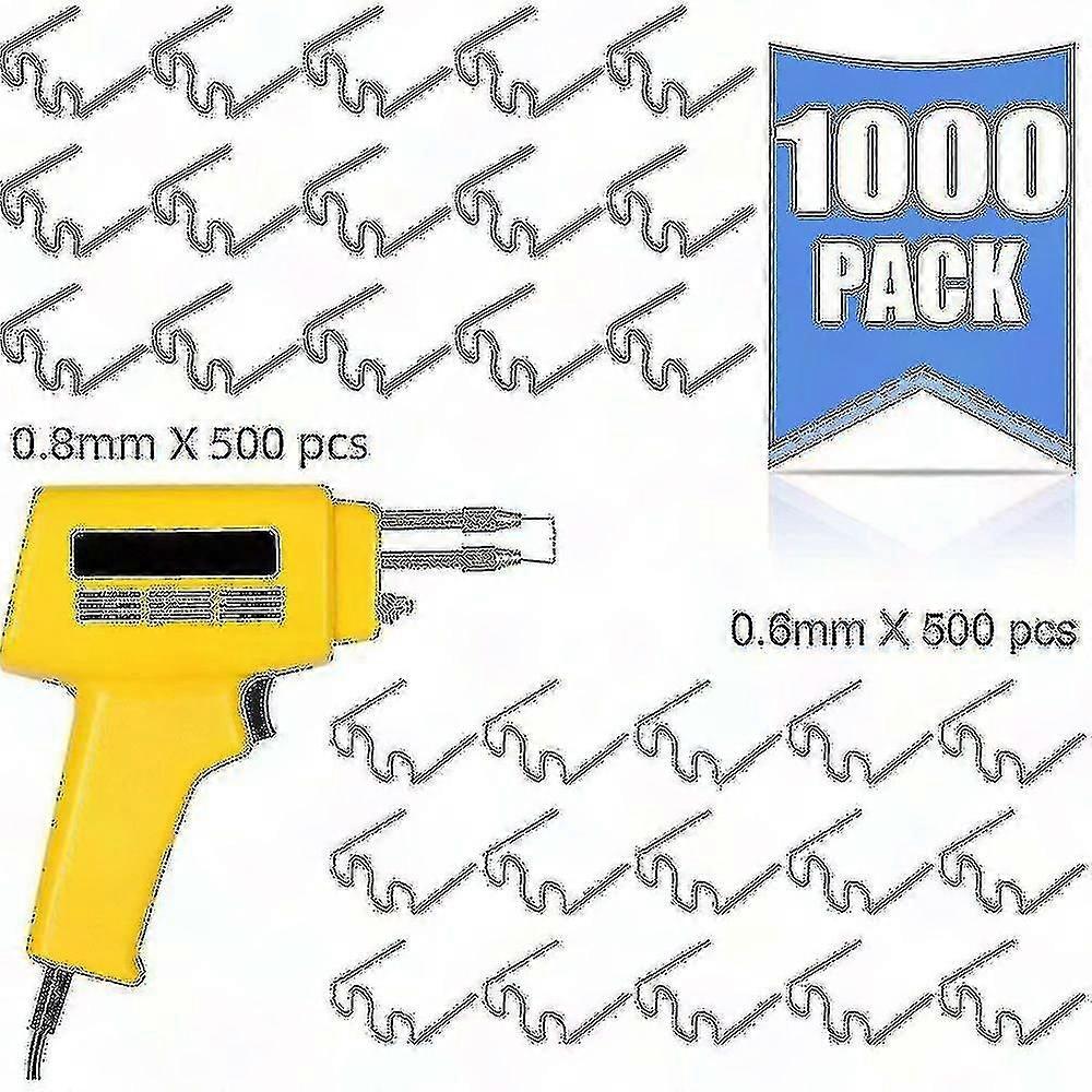 1000pcs Plastic Welding Staples for Repair Kit - Welding Tool Accessories