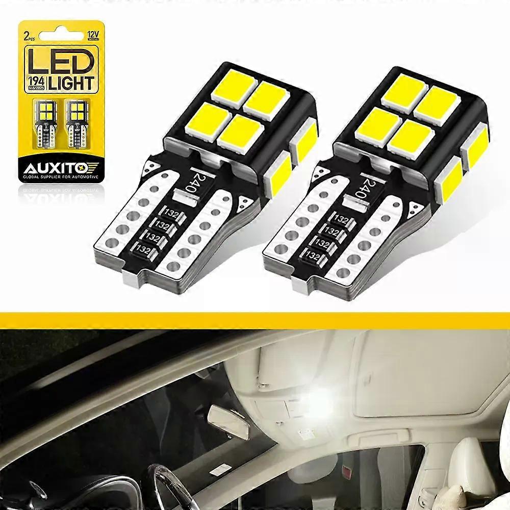 W5W LED Canbus T10 Car LED Bulb Error Free 194 168 2825 Lamp Car Interior Light Reading Trunk Auto Lamp White 6000K 12V