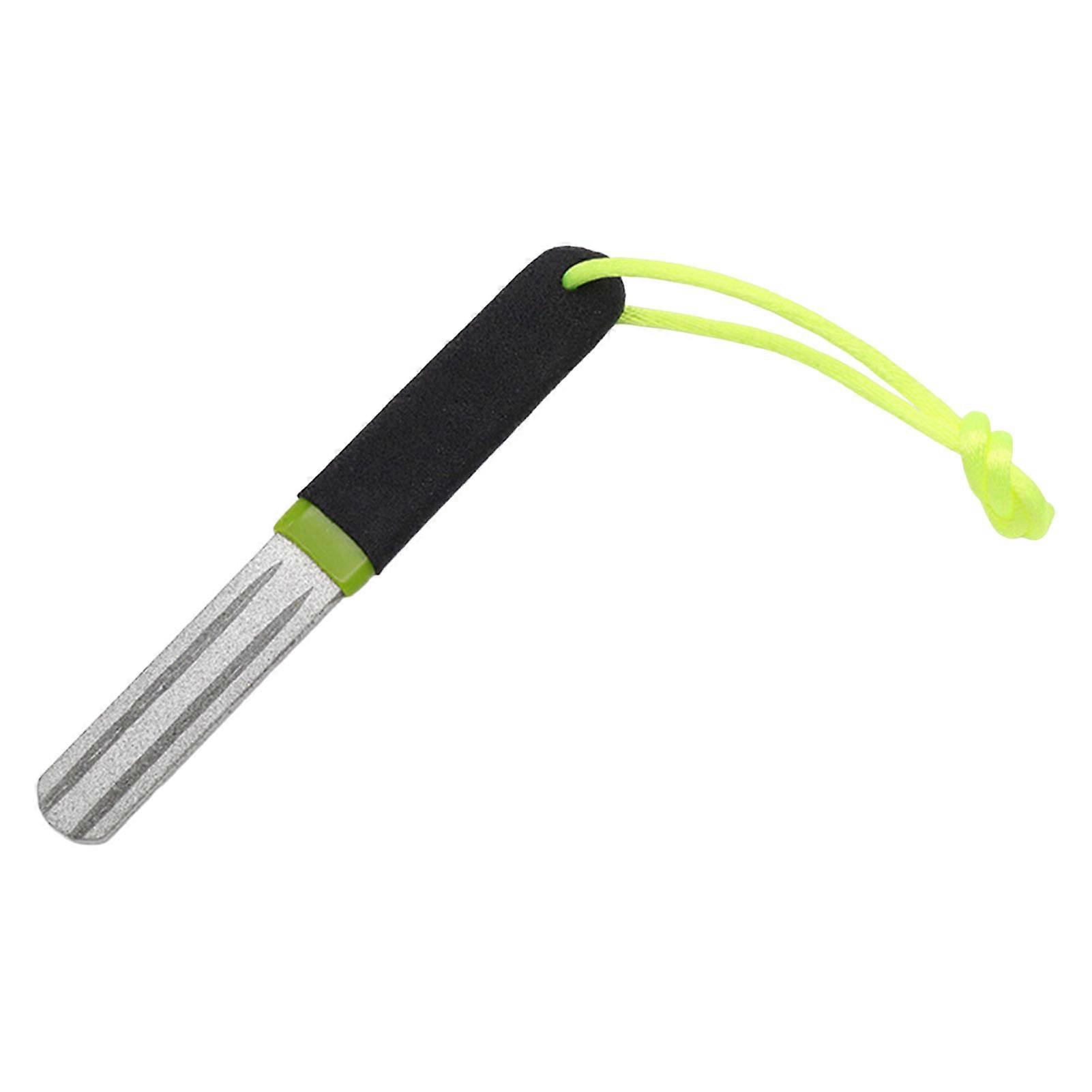 Fish Hook File With Dual-Color Handle Fine&Rough Grinding Sharpener