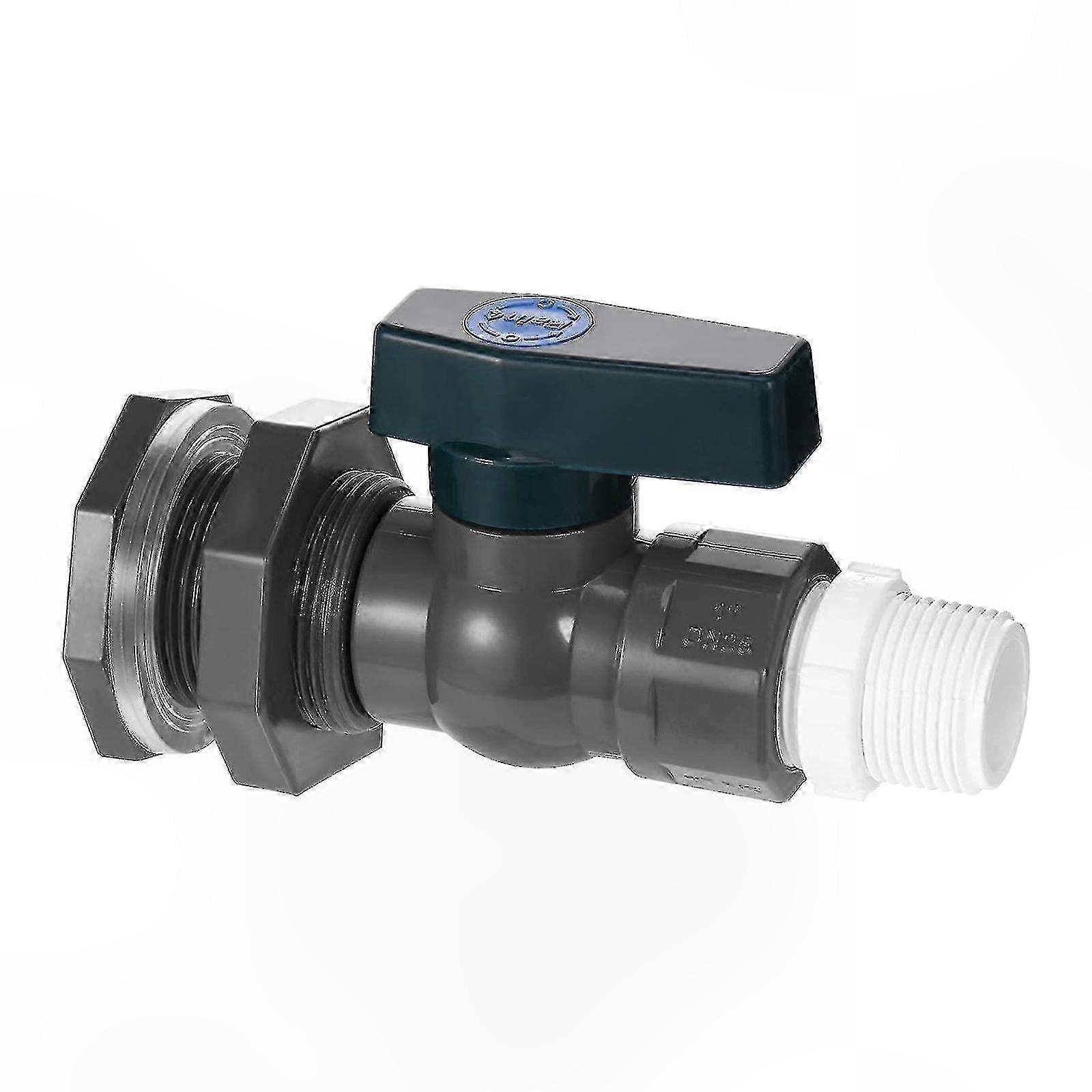 Durable PVC Hose Adapter Kit for Rain Barrel and Water Tank Connection, Reliable Irrigation Accessory