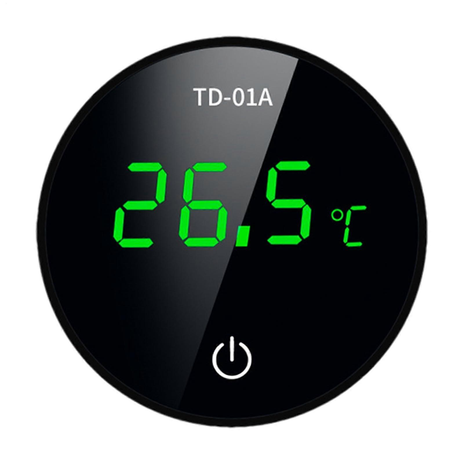 Temperature Meter - Digital Water Temperature Meter with HD LED Screen - Rechargeable Celsius Sensor for Betta and Reptiles in Pond and Bathtub
