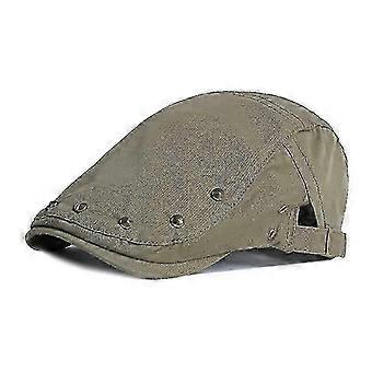 Casual Jodełka Beret Hat-Stylowa Czapka z Płaskim Daszkiem dla Mężczyzn i Kobiet