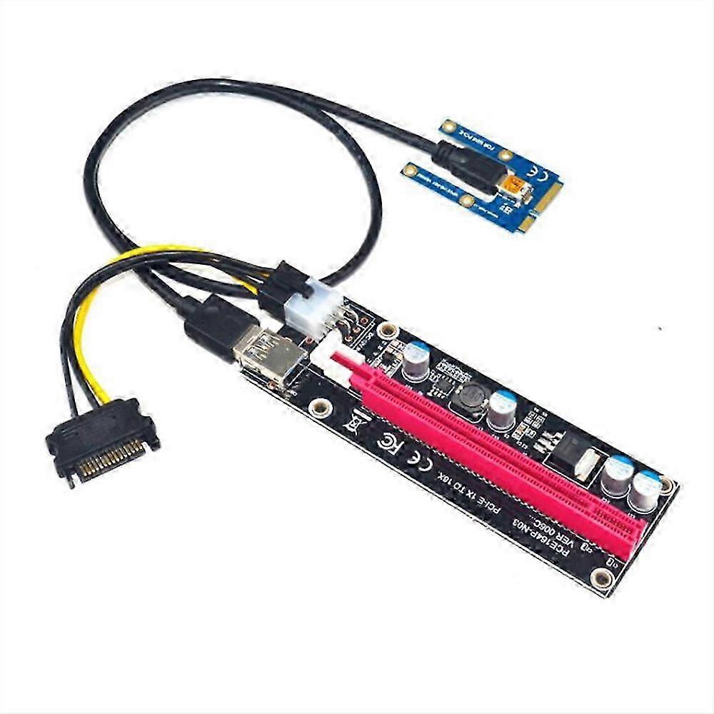 Mini PCIe til PCI Express Riser for bærbar grafikkort EXP GDC BTC MPCIe-grensesnitt