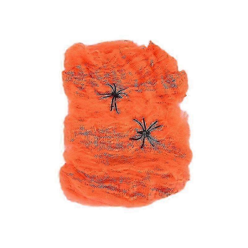 Stretchy Spider Web Cobweb With Spider for Halloween Party Decoration