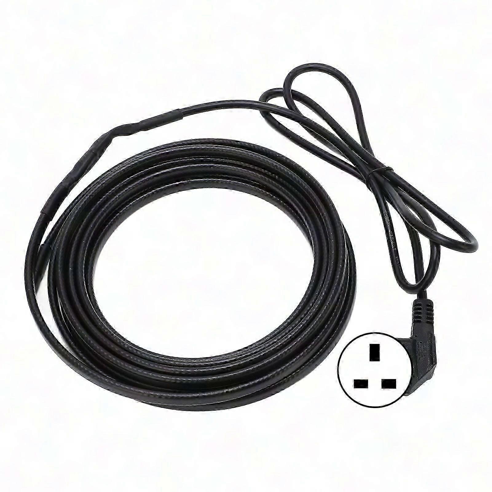 Self-Regulating Pipe Heating Cable 5M with Plug, 220V for Winter Freeze Protection