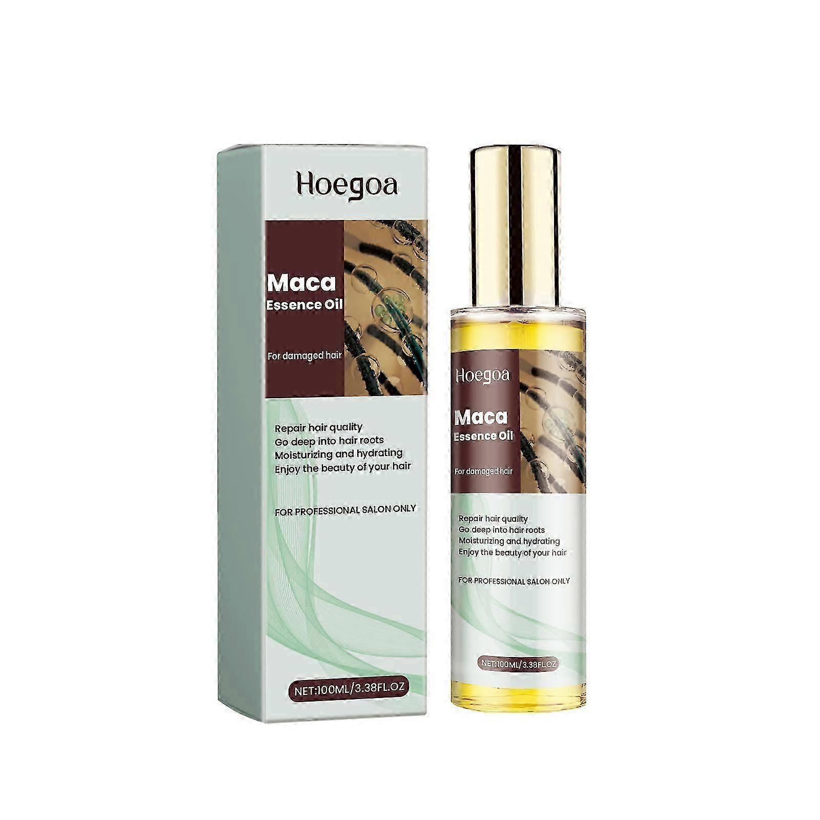 Hoegoa Nourishing and Smoothing Hair Care Oil Moisturizes dry hair ends, makes them refreshing and fragrant, and makes them smooth and shiny