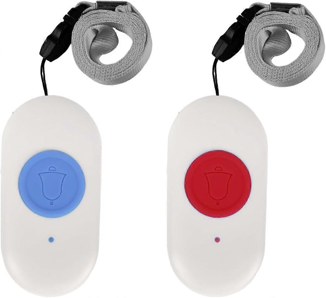 2025 Latest Model  Wireless Caregiver Pager Waterproof Call Button for Elderly/Patients /Disable 600ft Operating Range （Only Works When pa