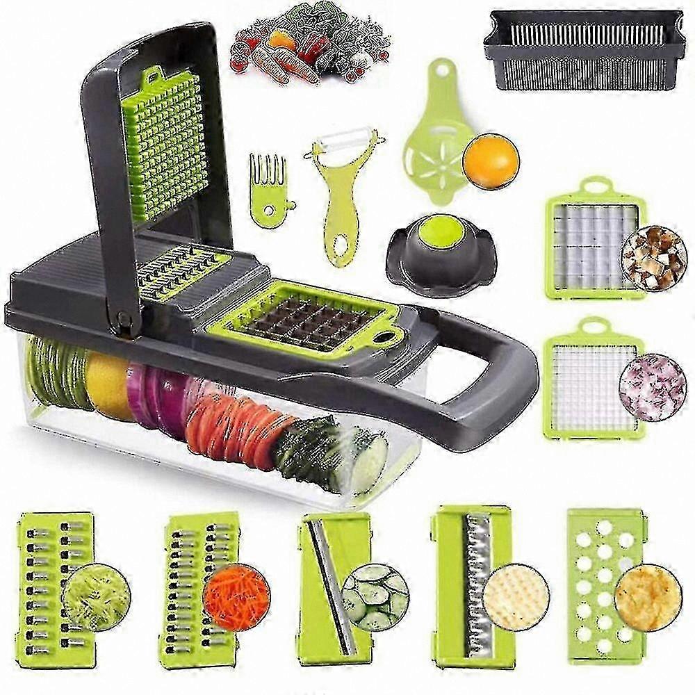 Multi-Function Kitchen Tool for Slicing, Dicing, and Peeling Fruits and Vegetables