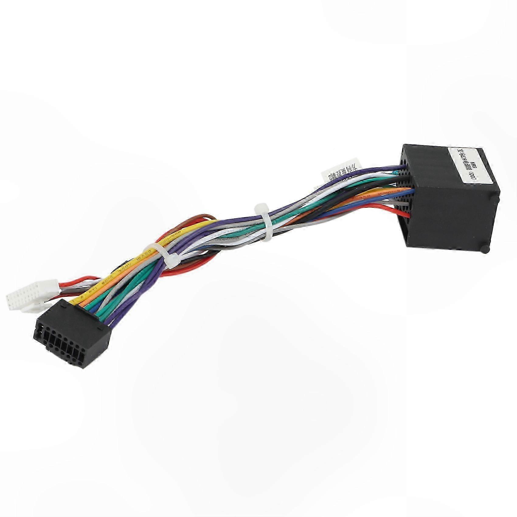 16-Pin Power Wiring Harness for Car Stereo Systems - Compatible with Multiple Models