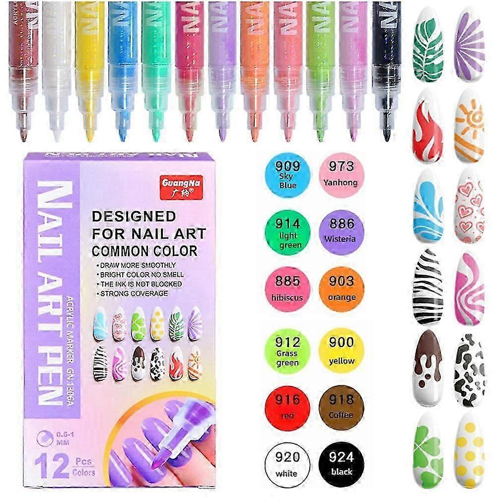 nopeasti kuivuva kynsitaidekynä vedenpitävä monitoiminen