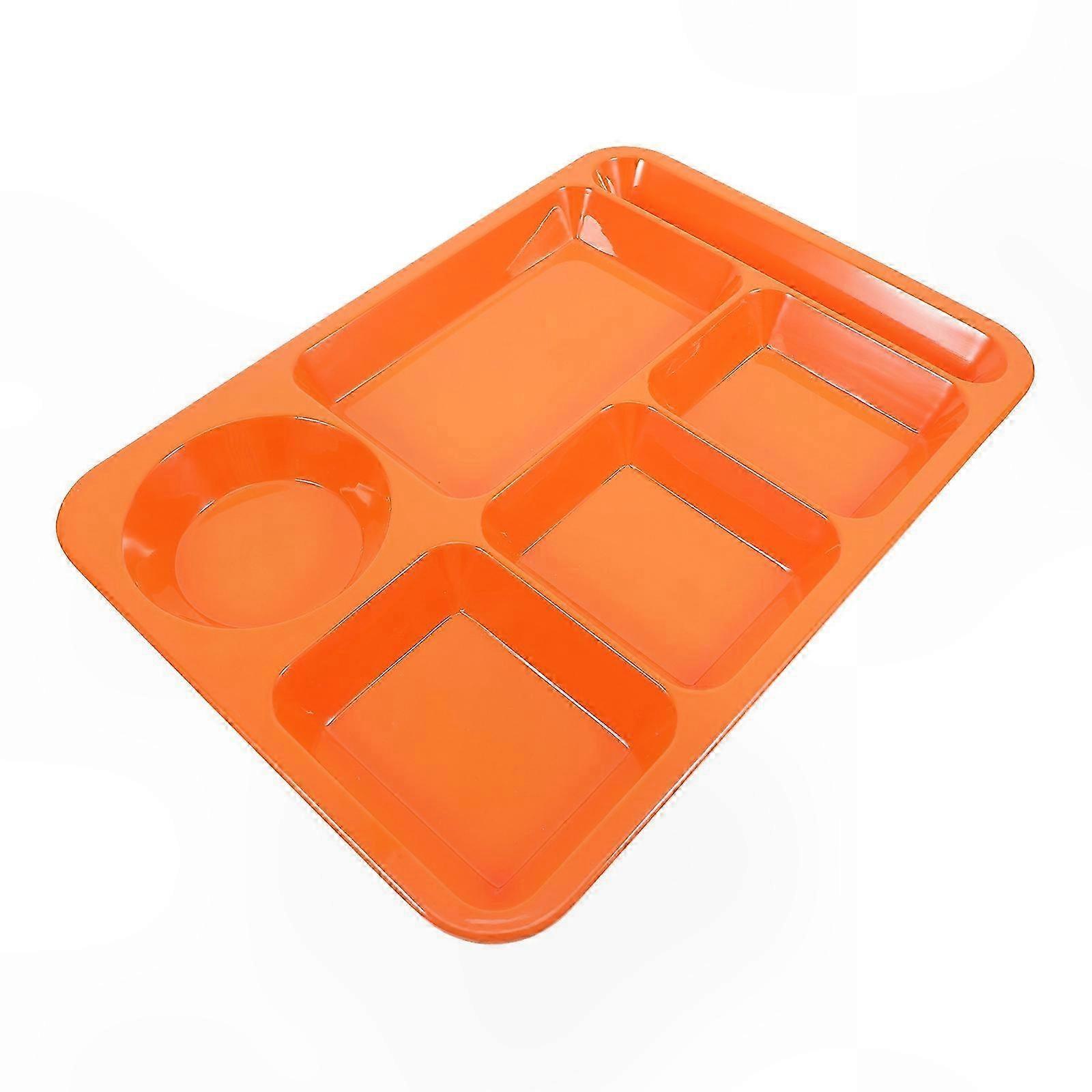 Sectioned Dinner Plates for Home Use, Simple and Practical Tableware, Compact Design, 1 Set