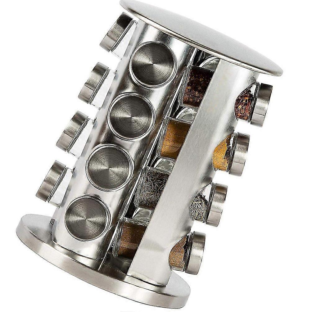 Comptoir rotatif Spice Rack Stockage d’assaisonnement en acier inoxydable