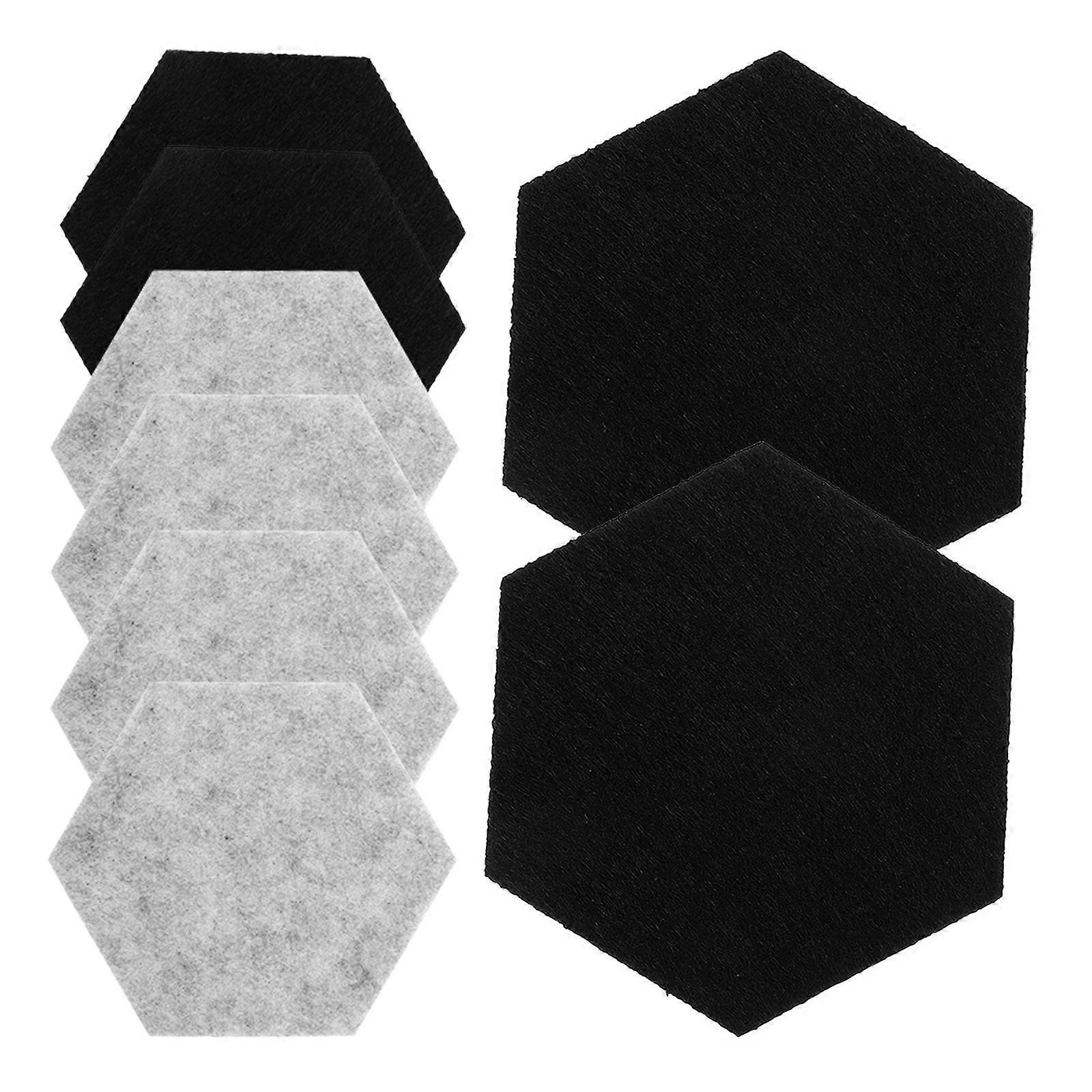 Household Coasters Set For Living Room And Café Made From Assorted Color Felt Material