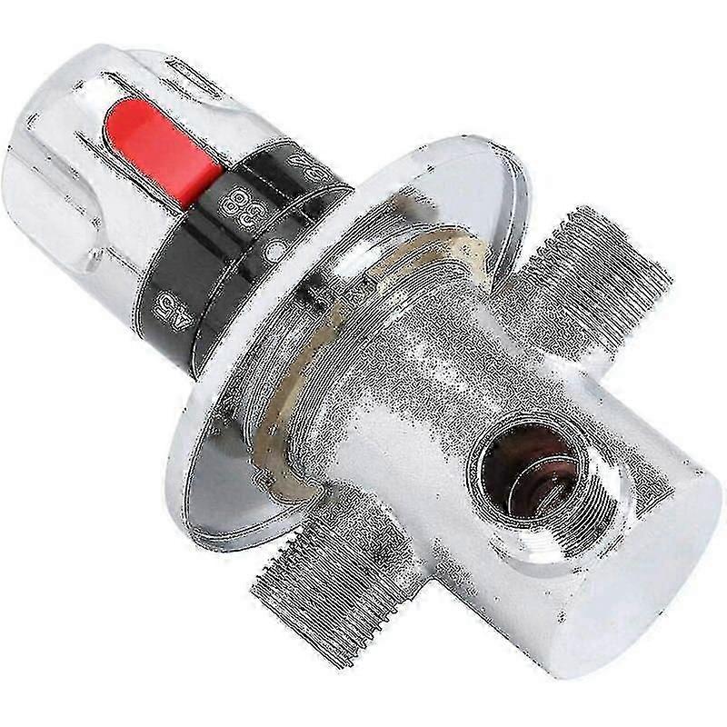 Thermostatic bath mixer for shower with brass valve