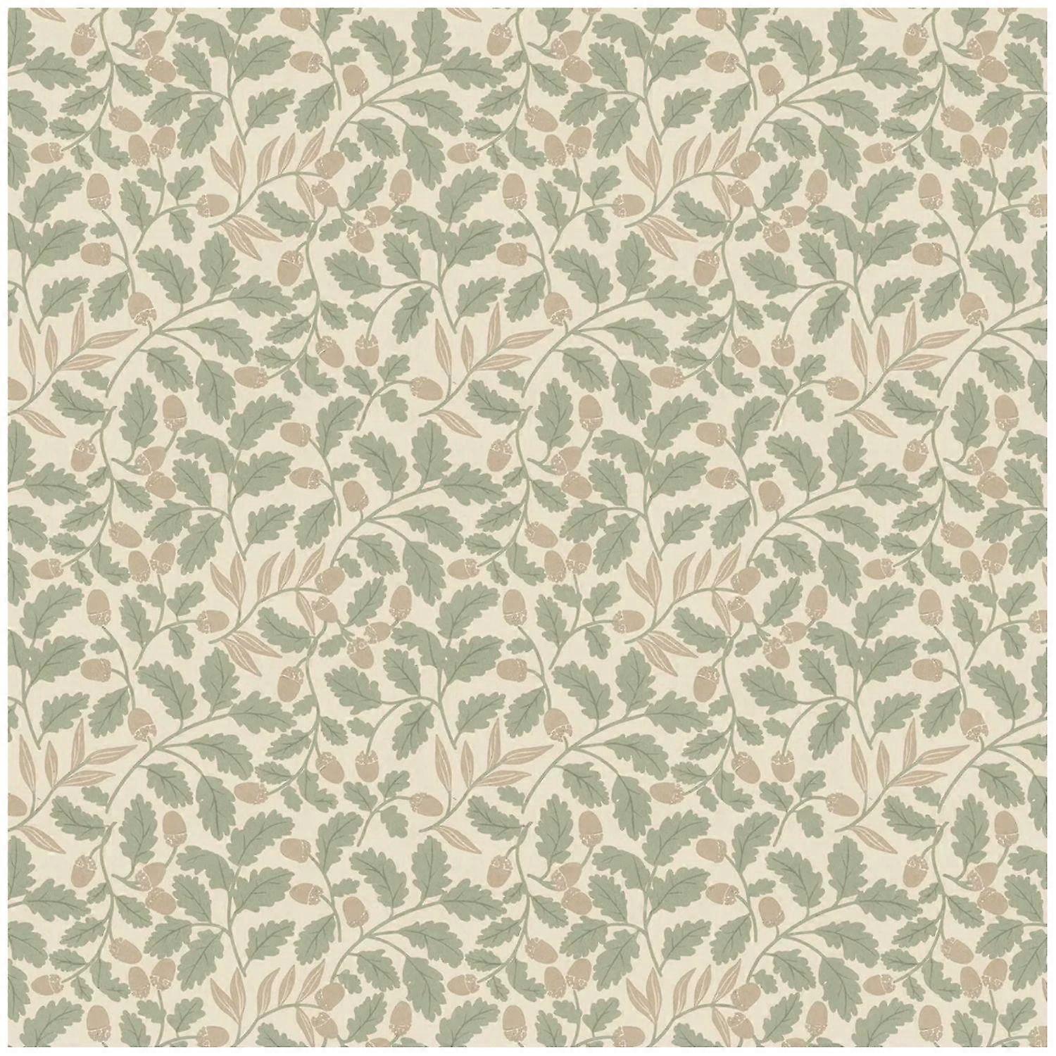 Arthouse Acorn Trail Sage Wallpaper