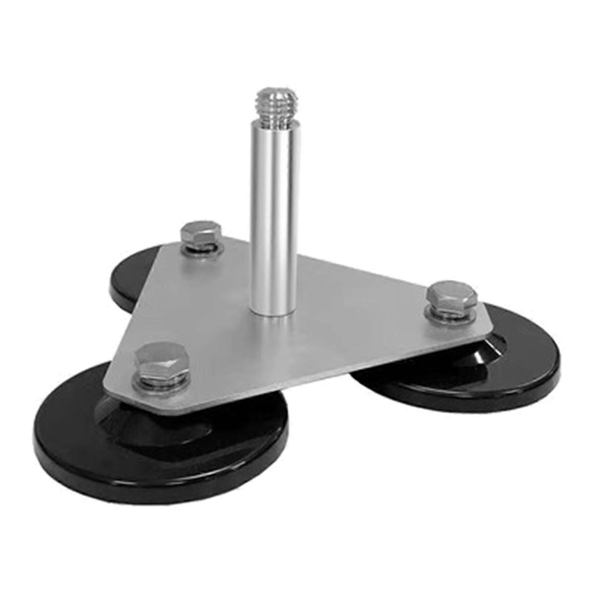 Universal Triangular Magnet Holder Base for Vehicle Antennas High Precision Mounting Bracket Access
