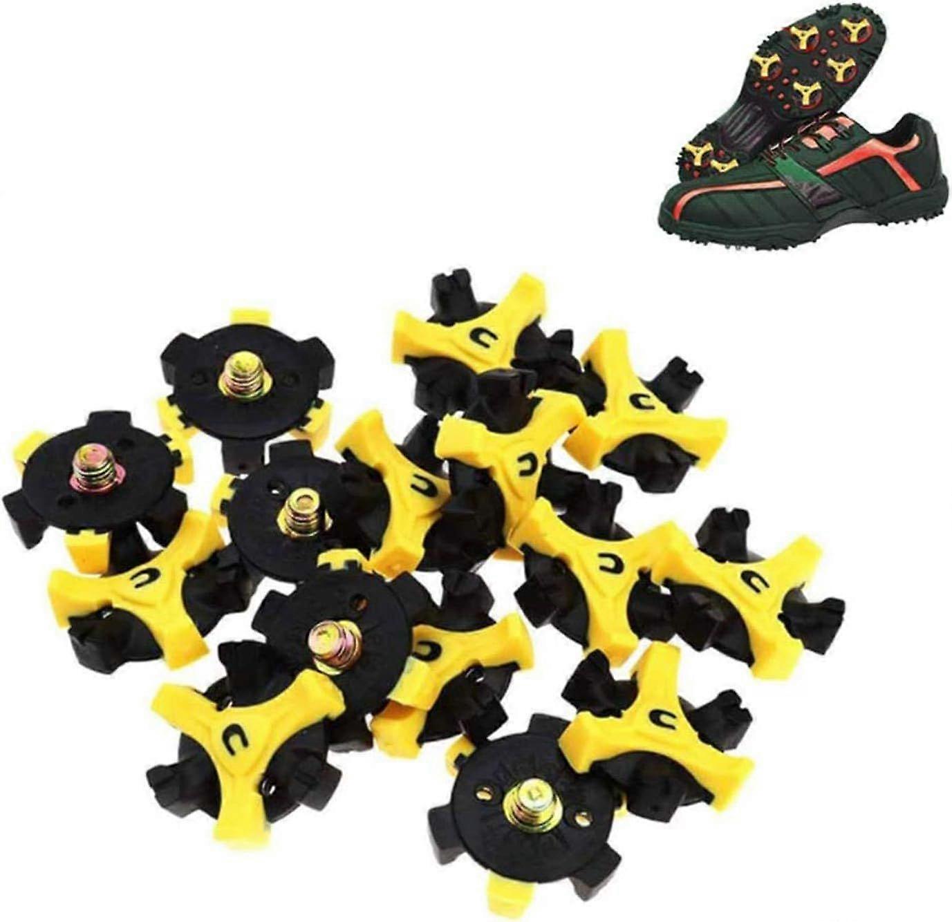 BR-Vie 20pcs Golf Shoe Spikes Replacement Metal Thread Screw Studs Stinger Small