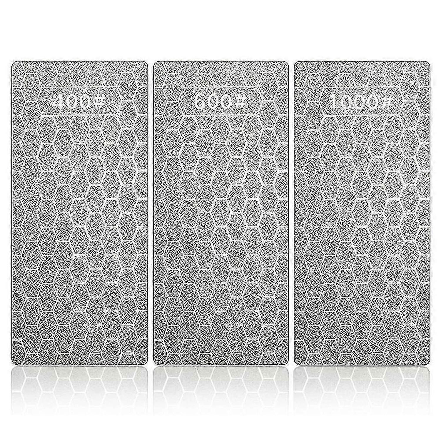 3Pcs Diamond Sharpening Stone Set(400 , 600 , 1000 )