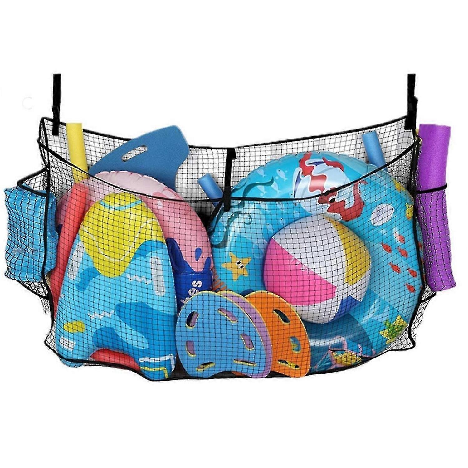 Large Pool Float Toy Storage Net DurableMesh Net Organizer