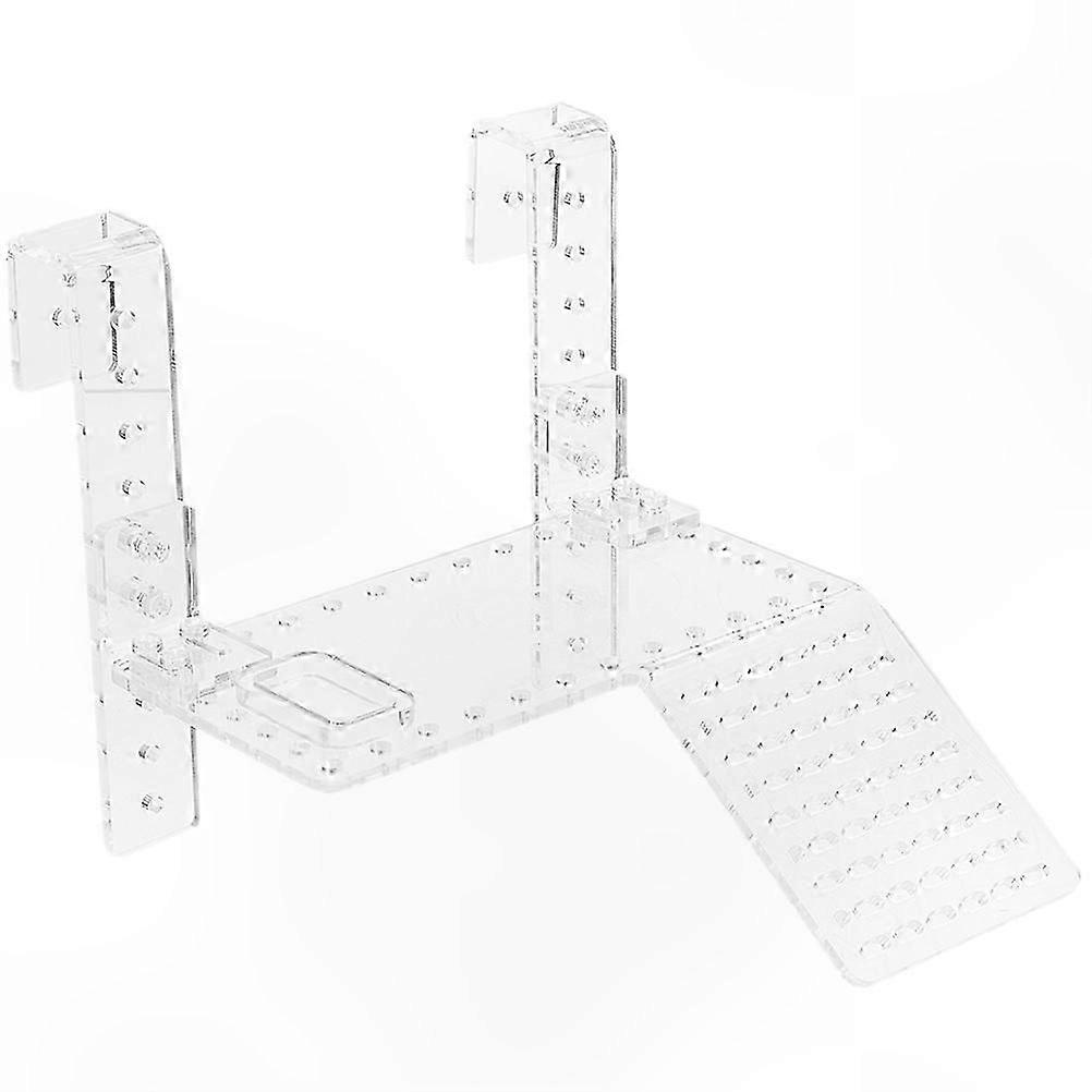 Turtle Basking Platform with Clear Ramp for Habitat Tank