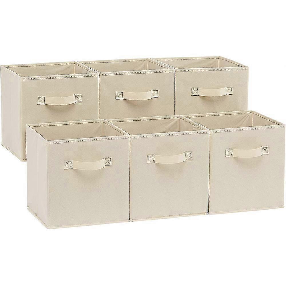Sturdy foldable fabric storage box with handles 2025