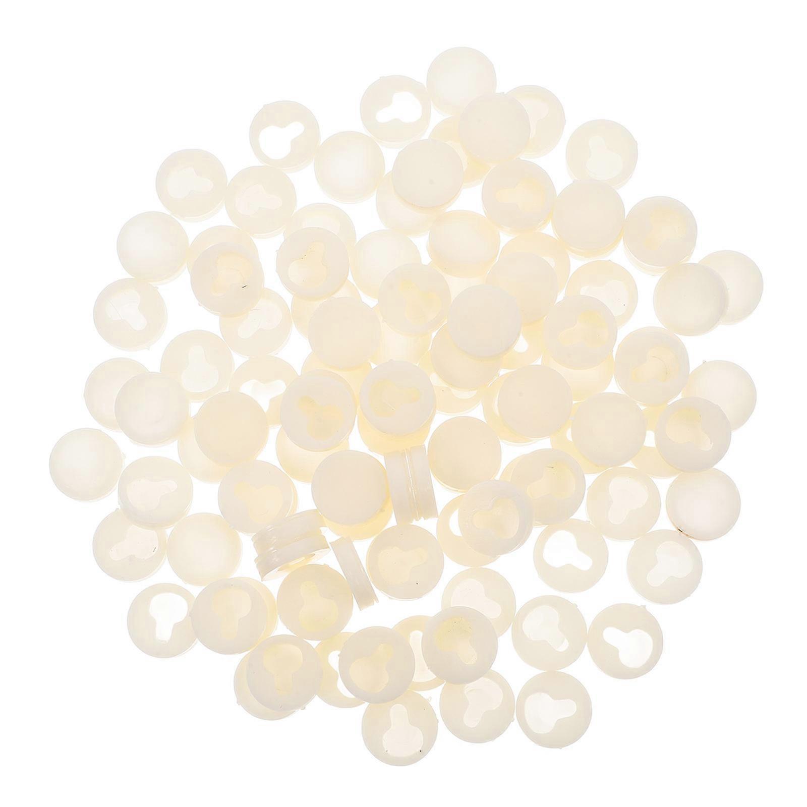 Invisible Round Wall Hook for Picture Frame Hanging 100Pcs Plastic Holders