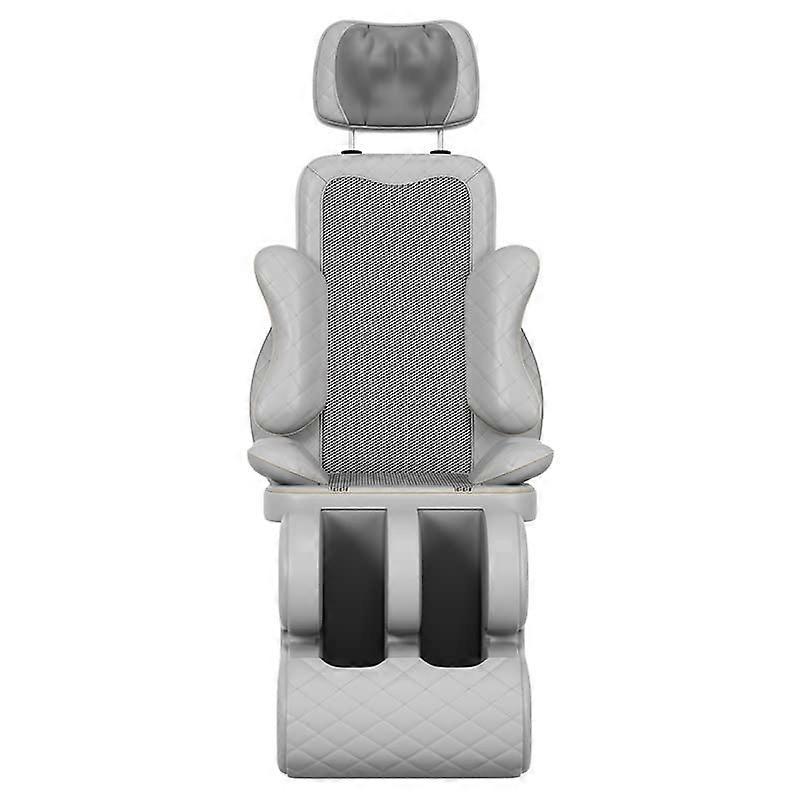 Shiatsu Massage Chair With Heat Home Office Use Adjustable Compression Deep Kneading Rolling Vibration Seat Pad