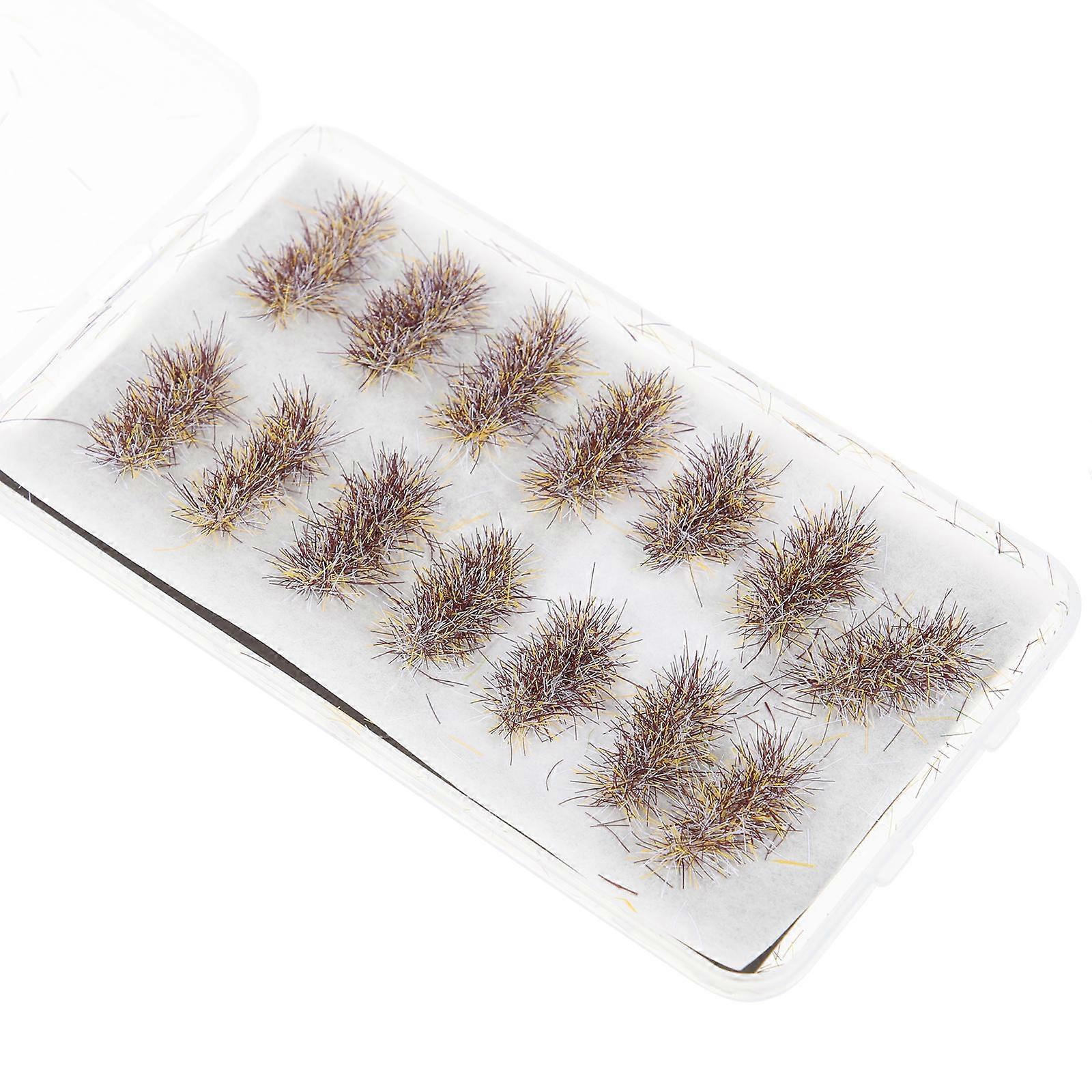 Simulated Grass Tuft Mini Building Sand Table Model Sand Table Model Brown Plastic Decorative 1 Box