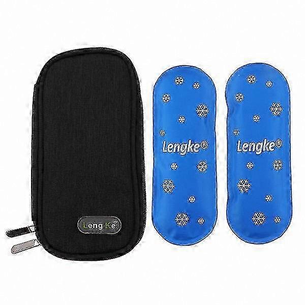 Portable Cooler Bag with Ice Packs for Medication and Insulin Storage Travel Friendly Design