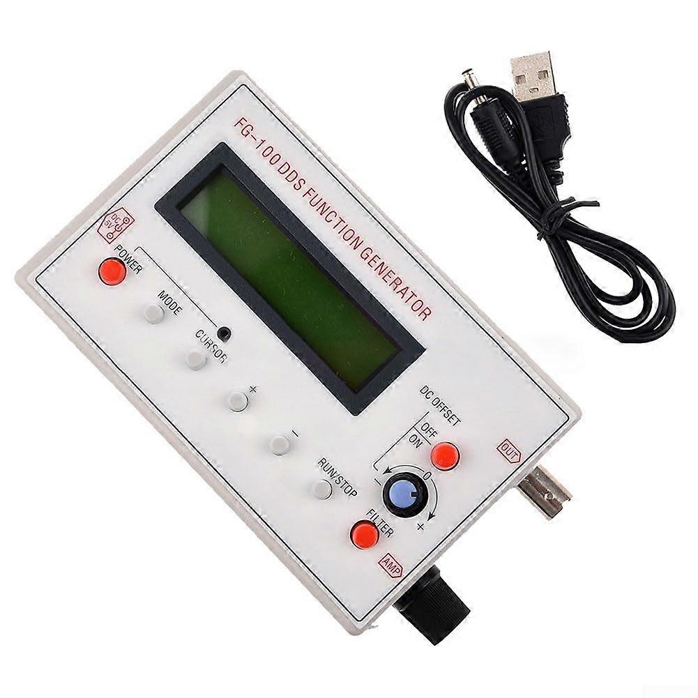 DDS Function Signal Generator FG100, LabGrade Bench Waveform Generator For Accurate Measurements