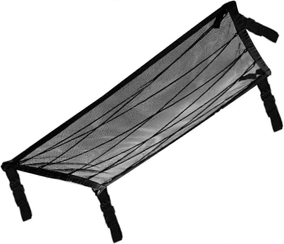 Car Roof Storage Network Car Ceiling Cargo Net Pocket for Ceiling of Non-woven Fabric Roof Net Black