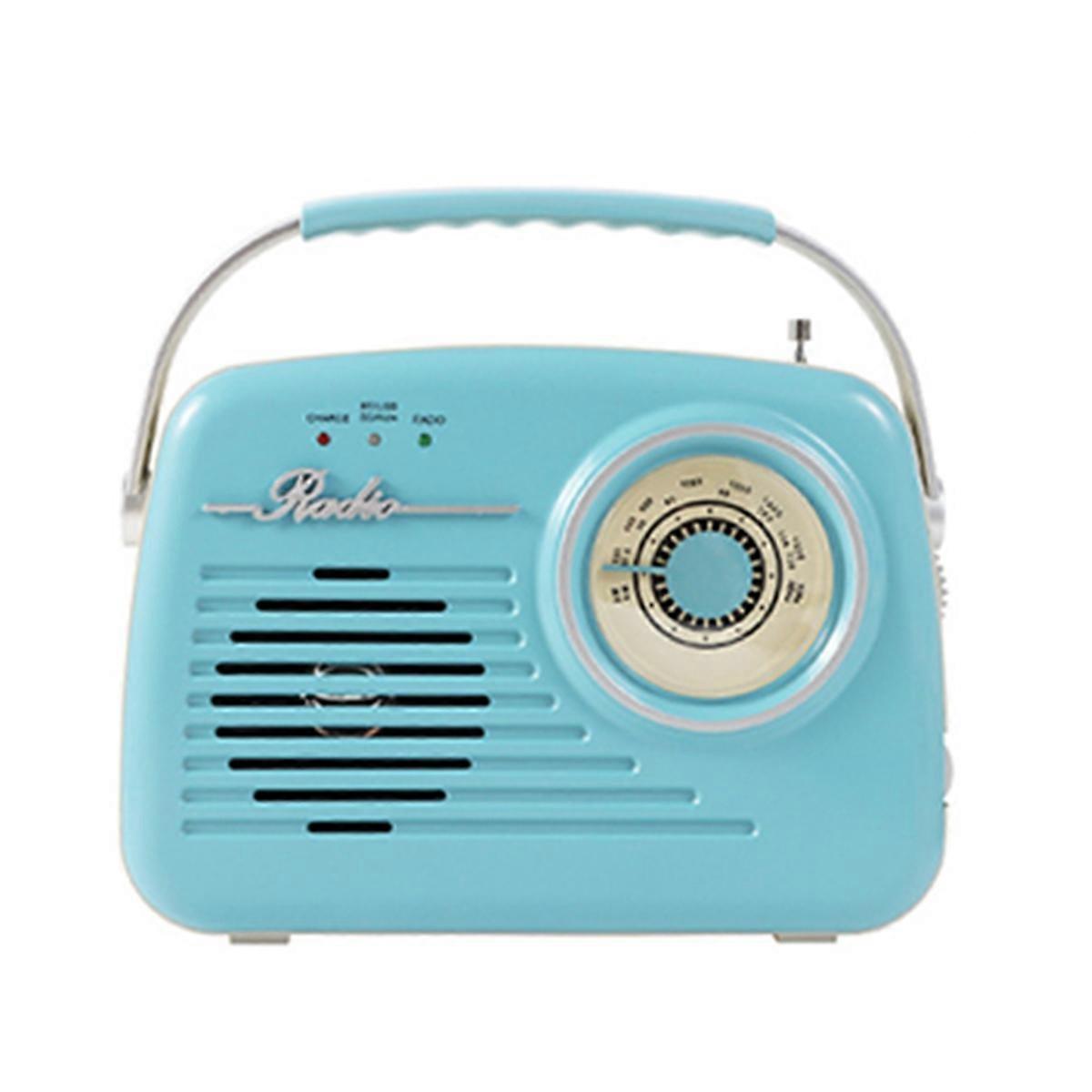 Vintage Bluetooth Radio Retro Design Ideal for Home and Office C