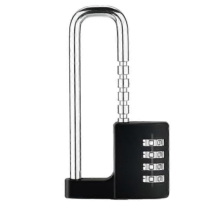 Combination Padlock, Waterproof Heavy Duty Padlock with Code, Black