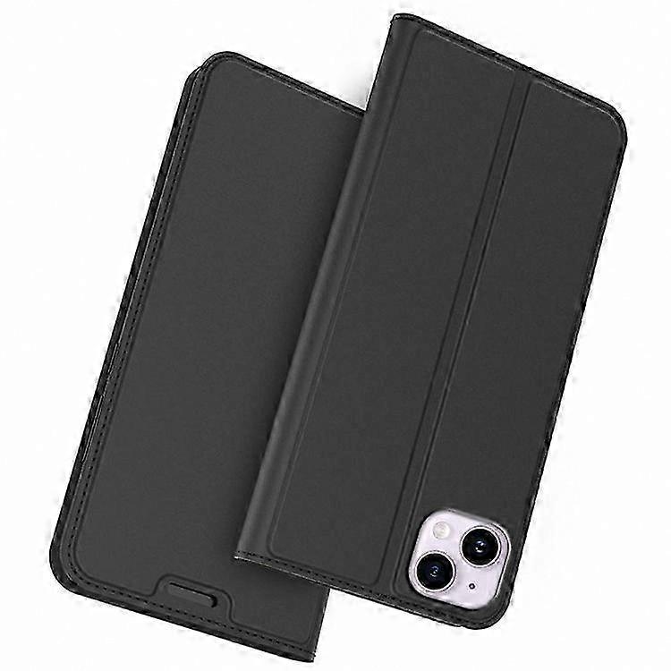Magnetic Card Holder Case for  15, PU Leather Phone Cover with Wallet Function