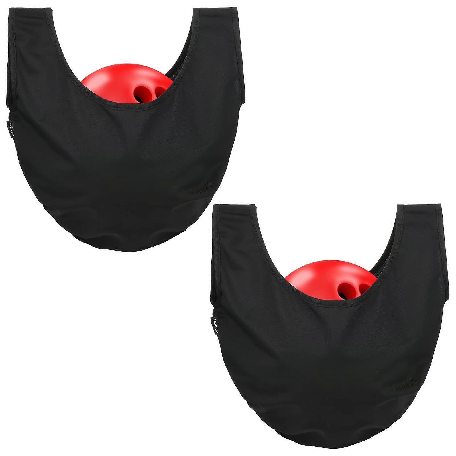 Bowling Seesaw Bag TwoPack Microfiber Polisher and Cleaner Towel For All Bowling Balls Cleaning and Storage