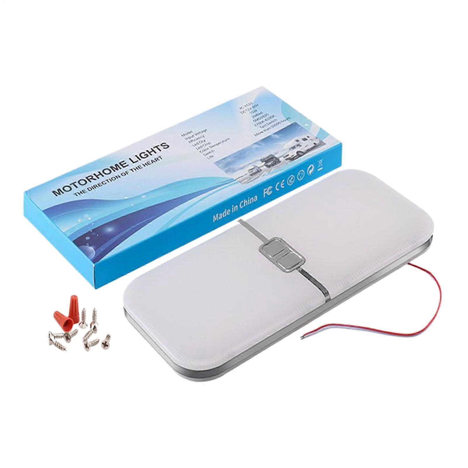 RV Interior Lights | Adjustable Brightness LED Fixtures for RV | 12-30V Triple Color Temperature for Reading and Relaxation