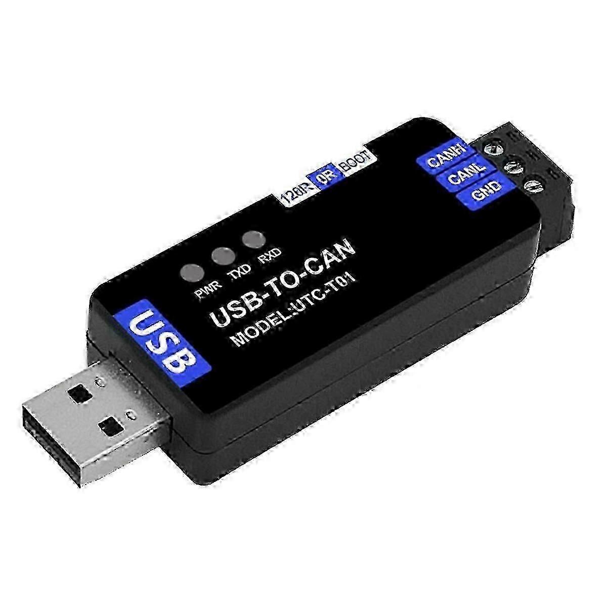 USB to CAN Module Analyzer Adapter Bus Portable Debugging Assistant